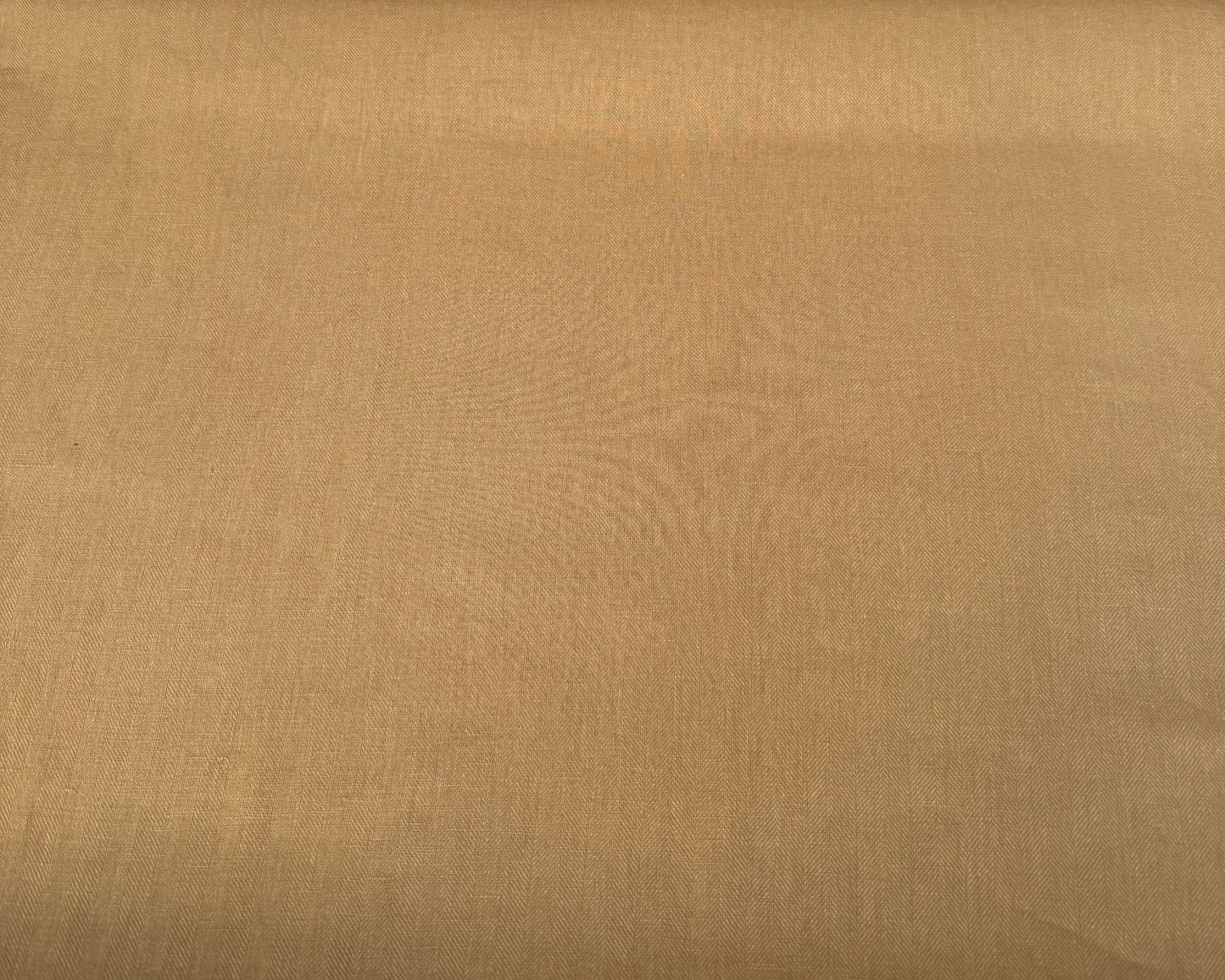 Linen Cotton Herringbone D/Beige