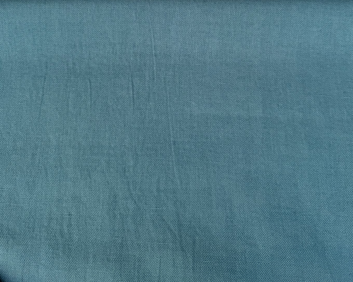 Linen Cotton Herringbone Blue Grey