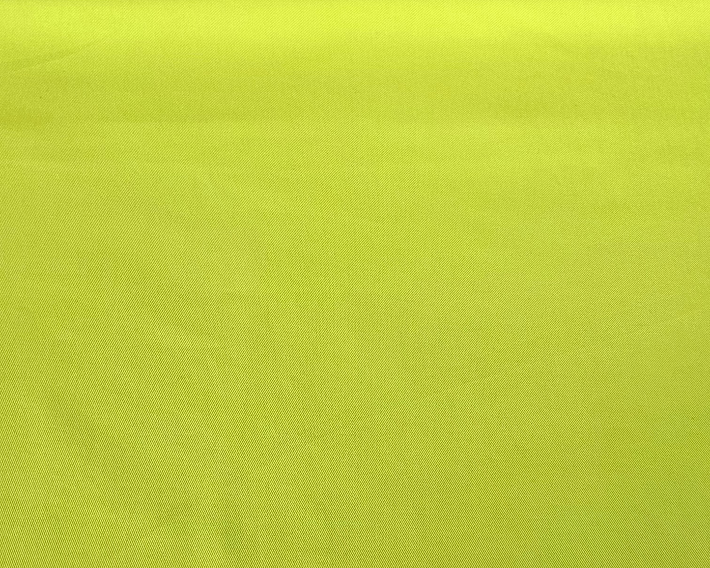 Cotton Twill 20'S Neon Yellow