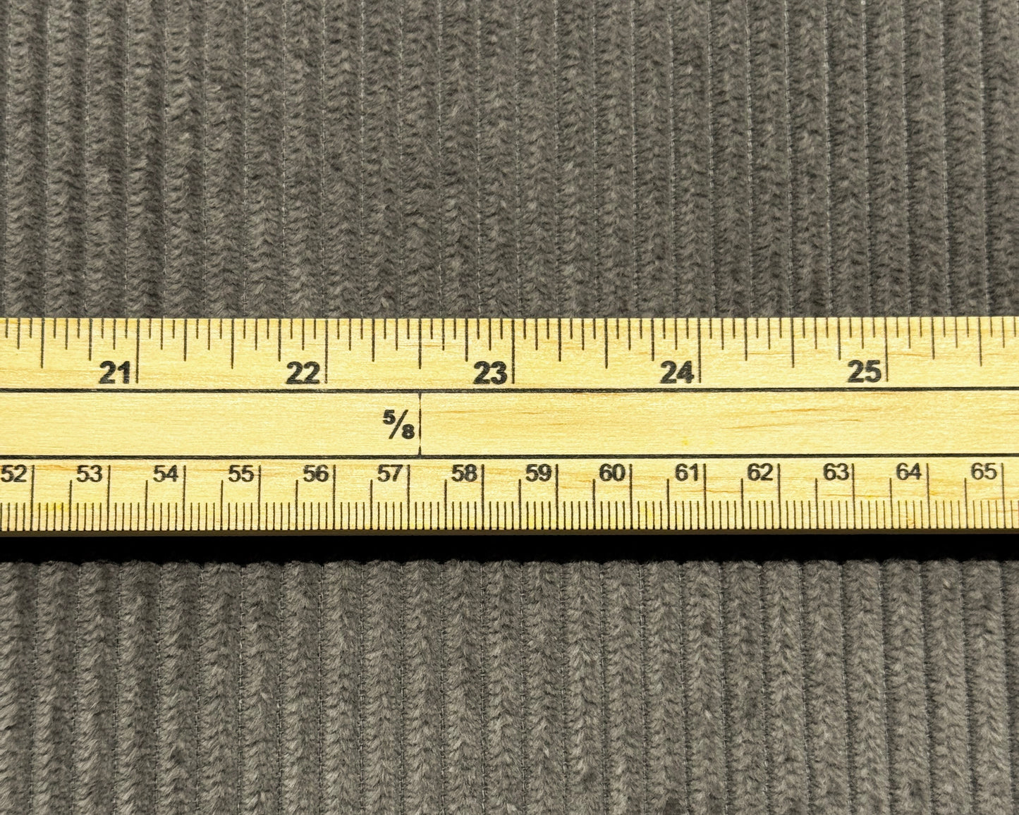 Cotton Corduroy Fabric 5Wale Grey