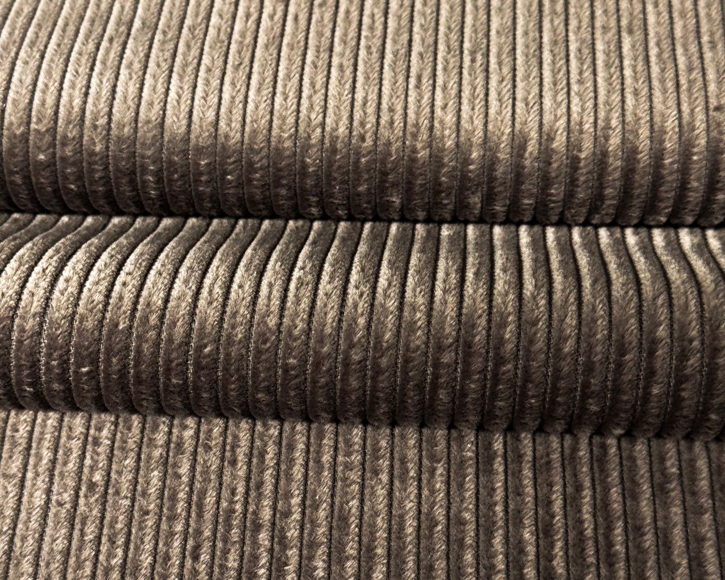 Cotton Corduroy Fabric 5Wale Grey