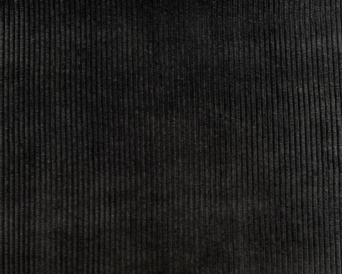 Cotton Corduroy Fabric 5Wale Black