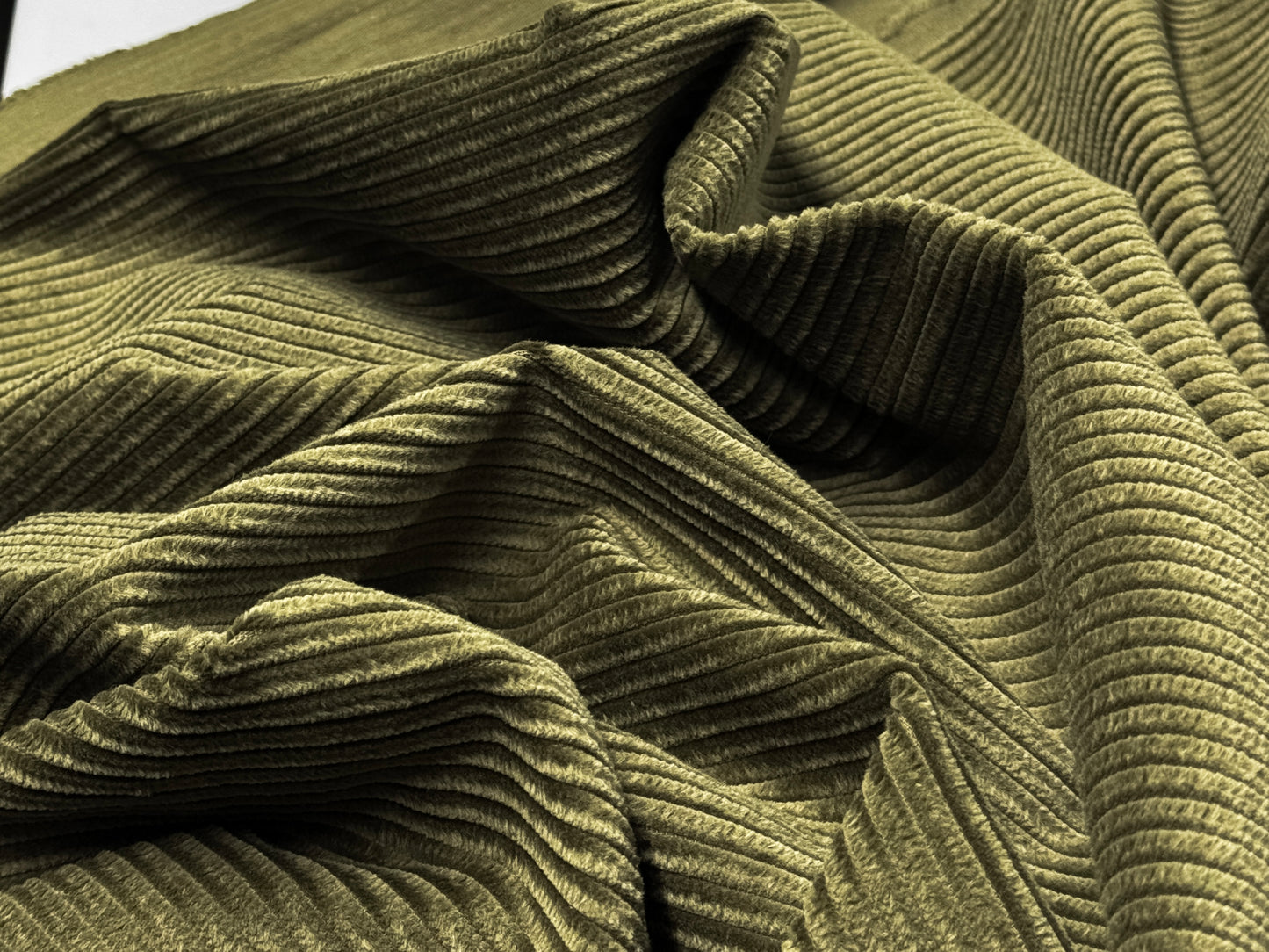 Cotton Corduroy Fabric 5Wale Khaki