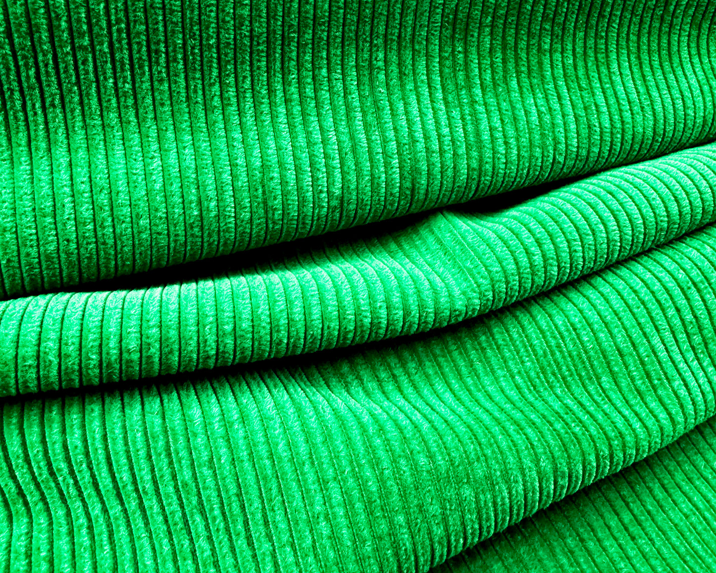 Cotton Corduroy Fabric 5Wale Green