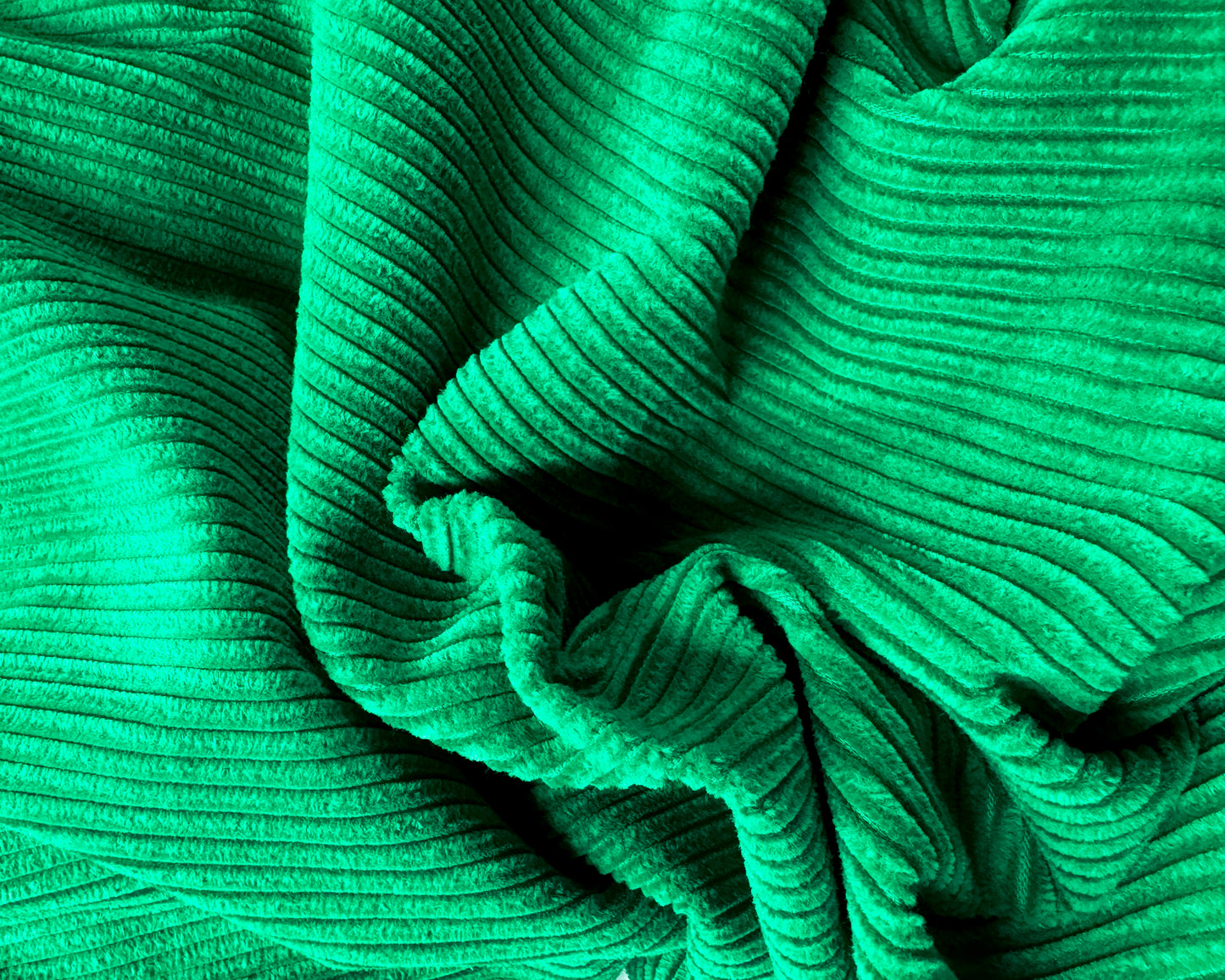 Cotton Corduroy Fabric 5Wale Green