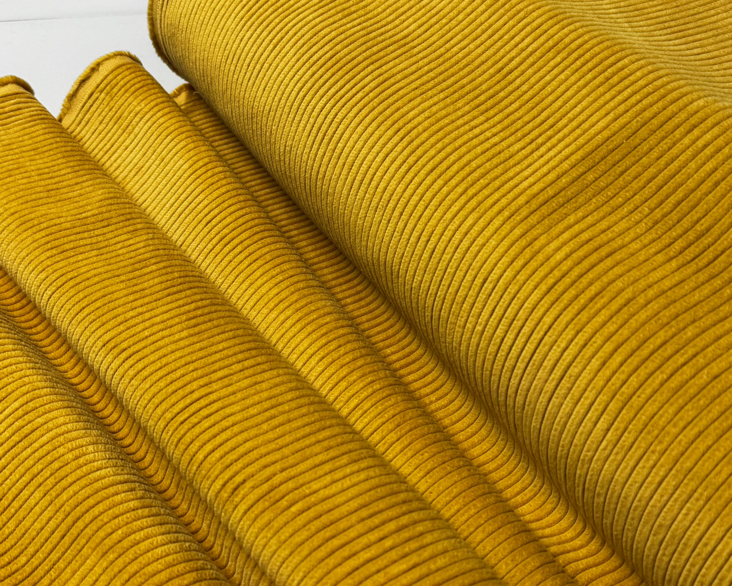 Cotton Corduroy Fabric 5Wale Mustard