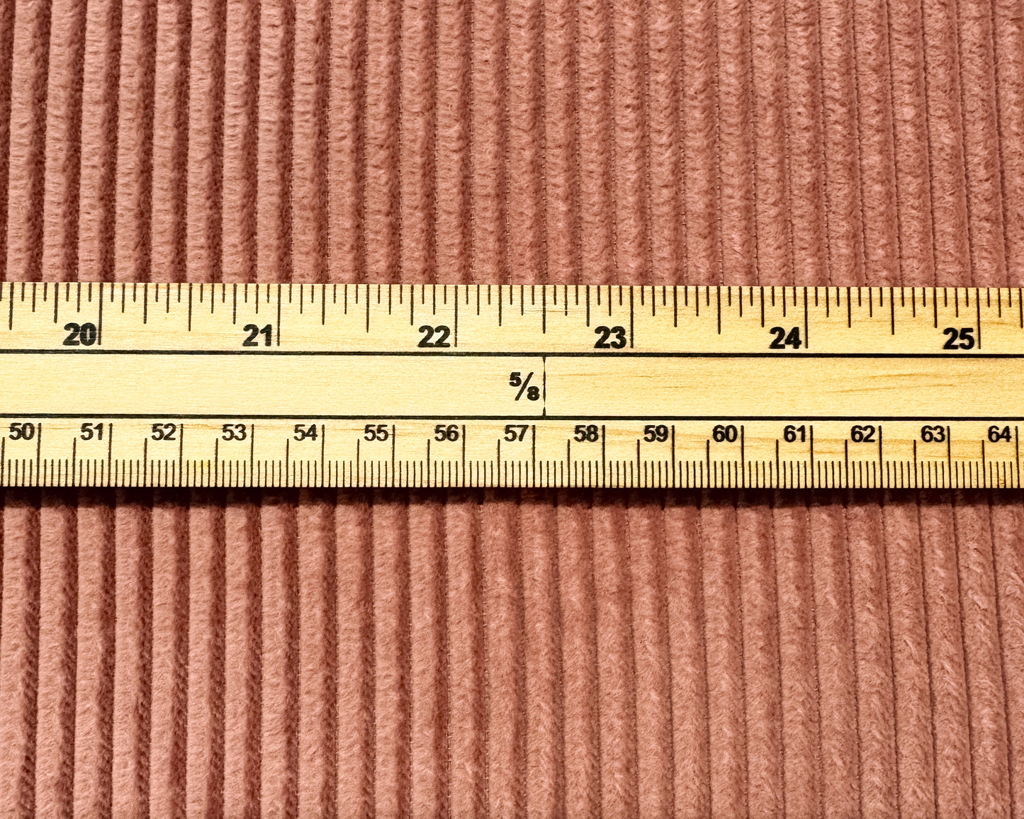 Cotton Corduroy Fabric 5Wale D/Pink