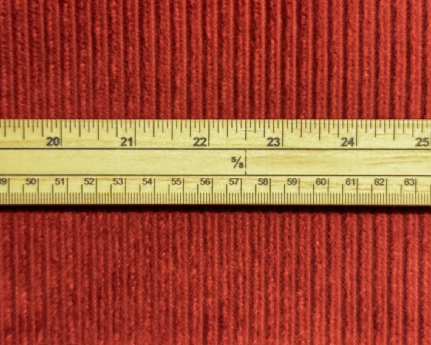 Cotton Corduroy Fabric 5Wale Terracotta