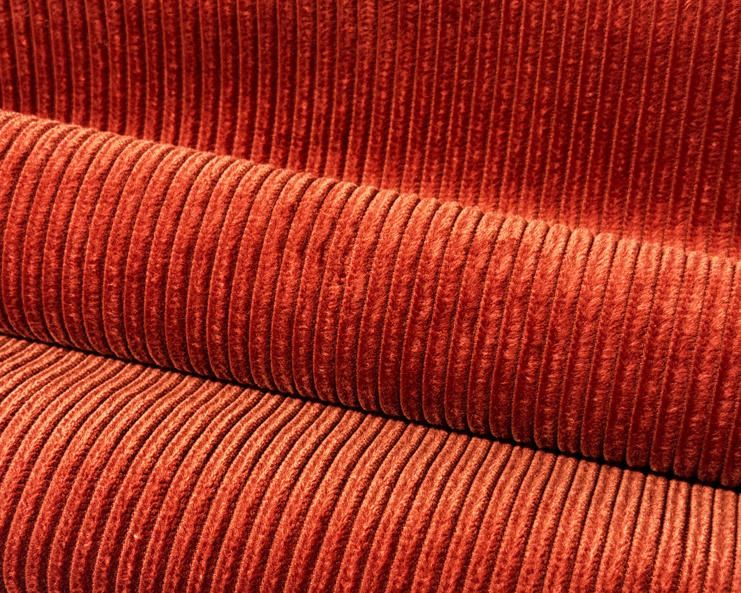 Cotton Corduroy Fabric 5Wale Terracotta