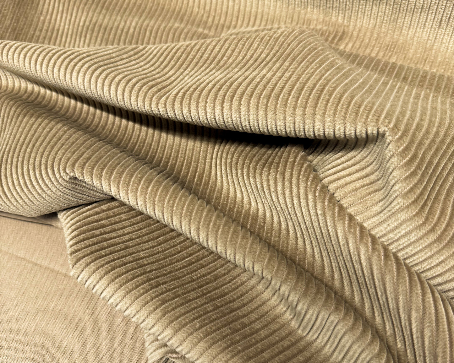 Cotton Corduroy Fabric 5Wale D/Beige