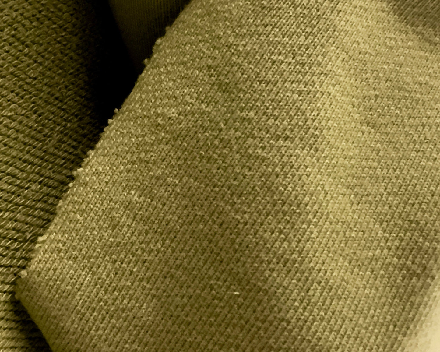 Heavy Cotton Sweat Fabric Loopback 652 GSM Olive #Sweatshirt #French terry