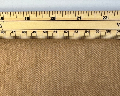 Linen Cotton Herringbone D/Beige