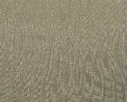 Linen Cotton Herringbone Khaki