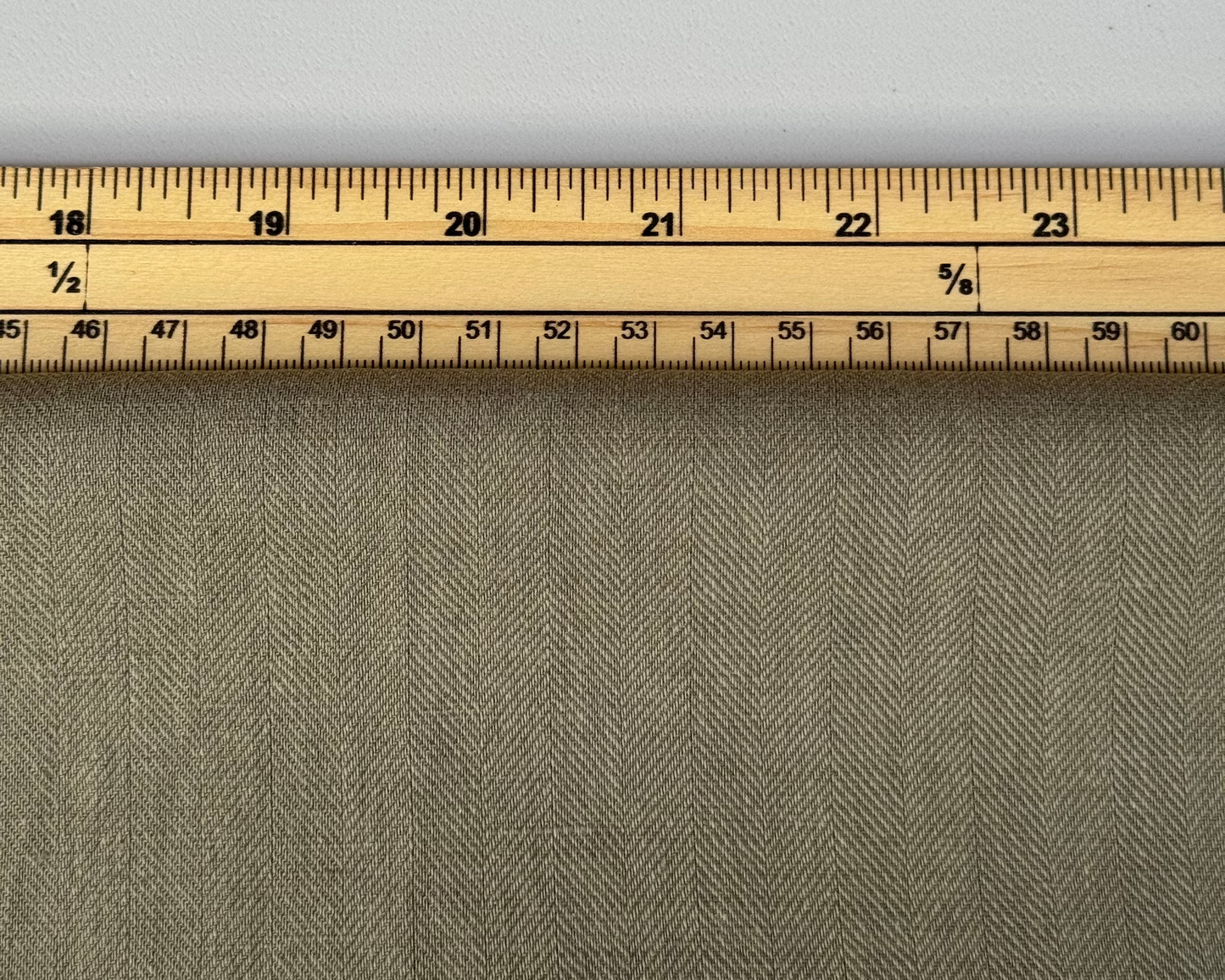 Linen Cotton Herringbone Khaki