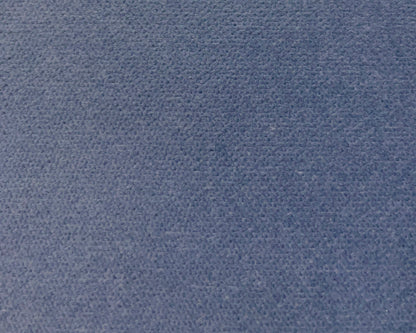 Stretch Cotton Velvet Blue Grey