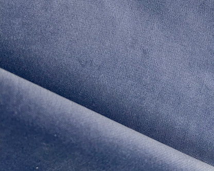 Stretch Cotton Velvet Blue Grey