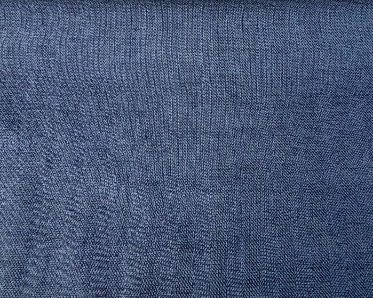 Linen Cotton Herringbone Indigo