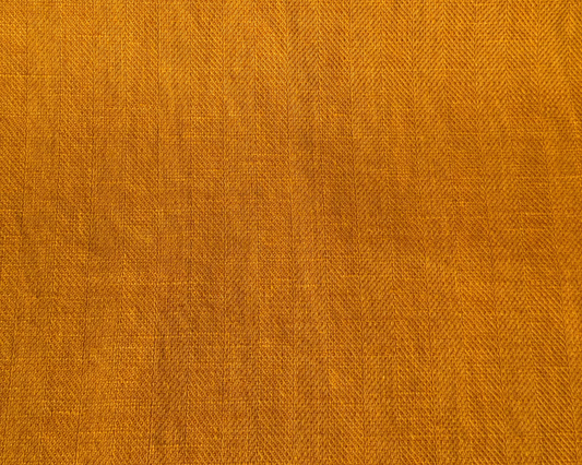 Linen Cotton Herringbone Mustard