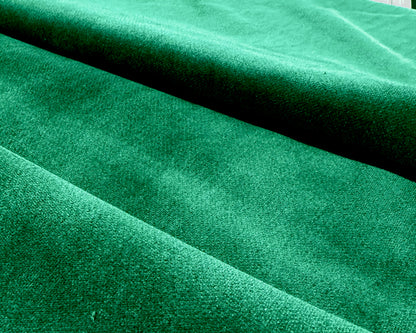 Stretch Cotton Velvet Green