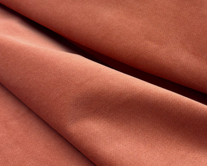 Stretch Cotton Velvet Coral