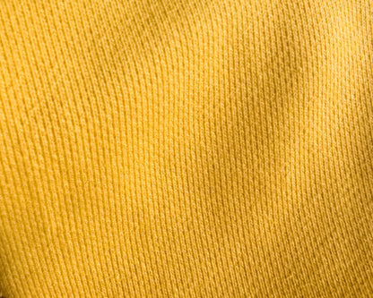 Heavy Cotton Sweat Fabric Loopback 652 GSM Yellow #Sweatshirt #French terry