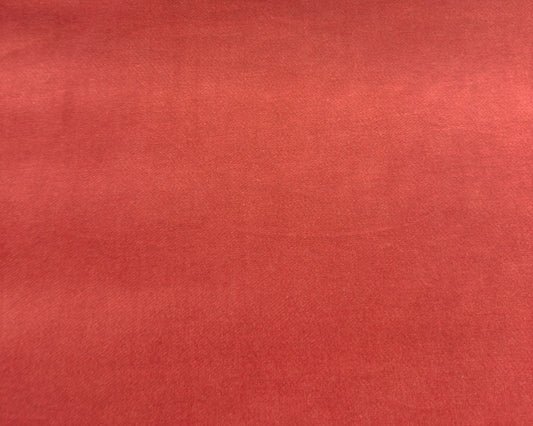 Stretch Cotton Velvet Terracotta