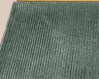 Cotton Corduroy Fabric 5Wale Mint Grey